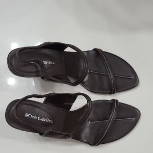 Brown Leather Women's Sandals